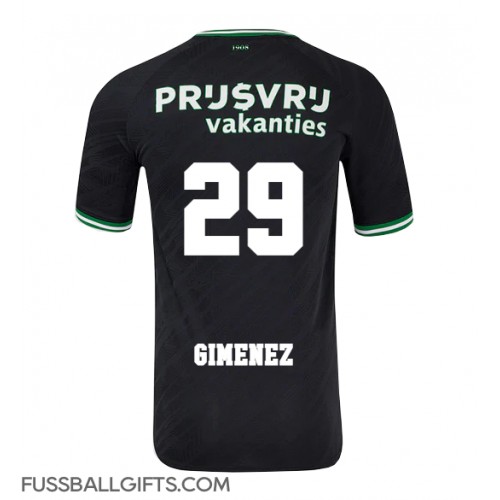 Feyenoord Santiago Gimenez #29 Fußballbekleidung Auswärtstrikot 2024-25 Kurzarm